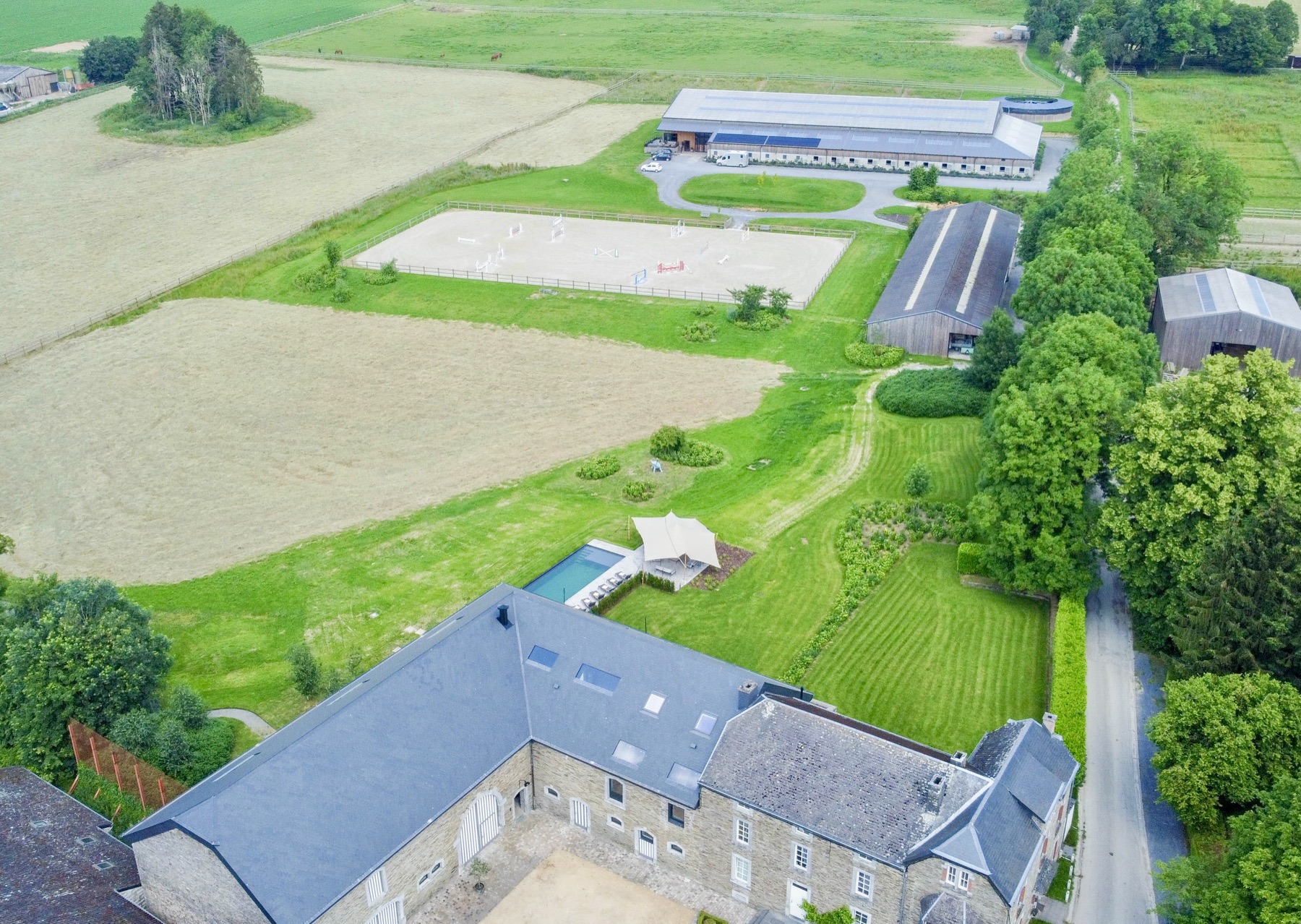 La Grange and the neighbouring equestrian facilities